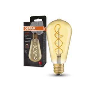 Lemputė Osram LED dekoratyvinė, A60, E27, 4W, 300lm, 2000K - Image 2