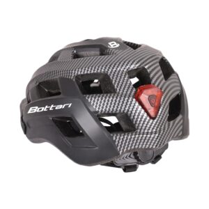 Dviratininkų šalmas Bottari 94001GB, juodas/pilkas, S/M