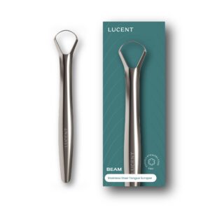 Be Lucent Beam Tongue Scraper, sidabro spalvos - Image 2