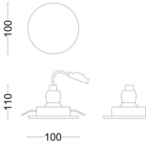 Įmontuojamasis šviestuvas PHILIPS FRESCO, įleidžiamas, 4,6 W - Image 3