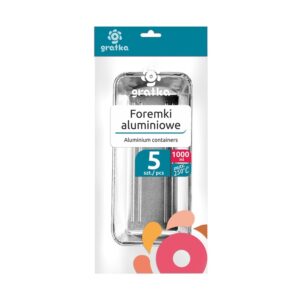 FORMOS KEPIMO ALIUMININĖS 1000ML 5VNT - Image 2