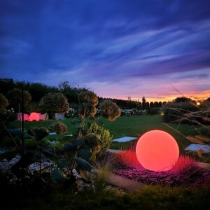 Šviestuvas lauko Globo 10W E27 IP44 D40+RGB LEMP - Image 3