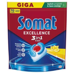 KAPSULĖS INDAPLOVIŲ SOMAT LEMON 70 VNT