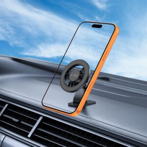 Tech-Protect N56 MAGNETINIS MagSafe 3M AUTOMOBILINIS LAIKIKLIS ANT PRIETAISŲ SKYDELIO IR ORO VENTILIACIJOS ANGOS JUODAS - Image 10