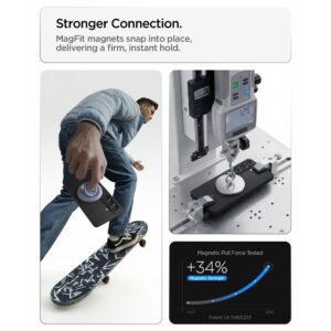 SPIGEN AIRSKIN ARAMID MAG MagSafe Samsung Galaxy S26 ULTRA JUODAS - Image 10