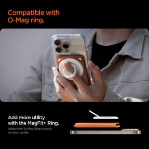 Spigen Valentinus MAgFit+ MagSafe Universal Magnetic Card Holder Metallic oranžinės spalvos - Image 11