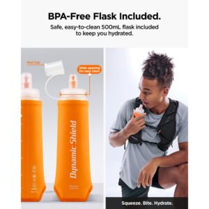 Spigen A721 Dynamic Shield Running Vest Active (L-XL) + Soft Flask juodos spalvos - Image 11
