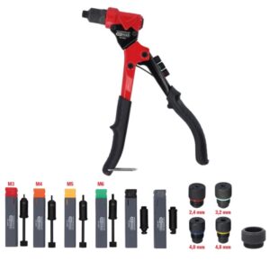 12 dalių kniedijimo replių rinkinys KS-TOOLS - Image 4