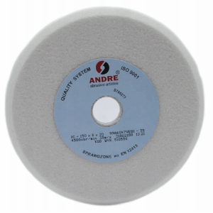 ANDRE PROFILUOTAS ŠLIFAVIMO DISKAS 150mm x 8mm x 20mm 99A60K7VE01-35 BALTAS "TYP 1C"