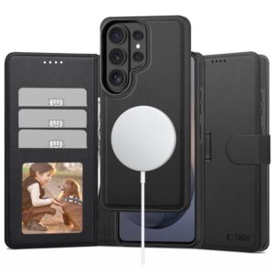 Tech-Protect WALLET MagSafe Samsung Galaxy S26 ULTRA MATINIS JUODAS