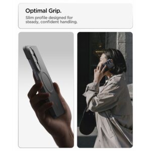 SPIGEN AIRSKIN ARAMID MAG MagSafe Samsung Galaxy S26 ULTRA JUODAS - Image 12