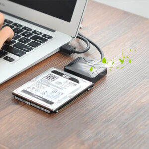 Ugreen 2.5'' / 3.5'' hard drive adapter kabelis (USB-A 3.0 - SATA) juodos spalvos (CR108) - Image 5