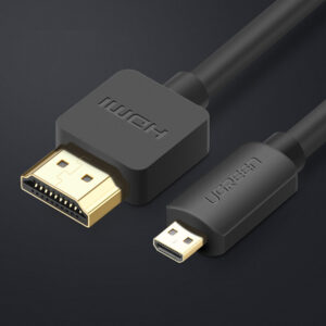 Ugreen kabelis Micro HDMI - HDMI kabelis 3m juodos spalvos (HD127) - Image 2