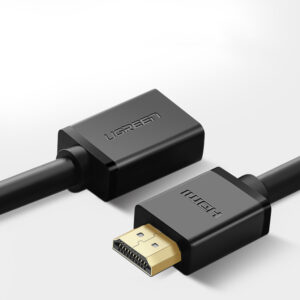 Ugreen HD107 10141 HDMI (Male) - HDMI (Female) 4K kabelis 1m - juodos spalvos - Image 5