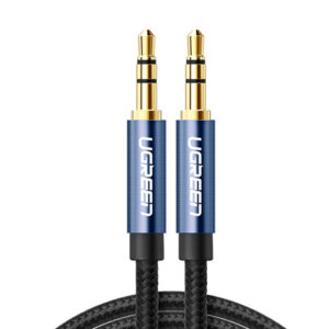 Ugreen AUX audio kabelis straight minijack 3.5 mm 1m blue (AV112)
