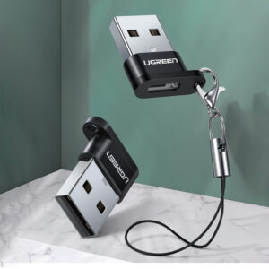 Ugreen US280 50568 USB-C 3.1 (female) / USB-A 2.0 (male) adapter - juodos spalvos - Image 2