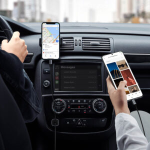 Ugreen CD130 USB-A / USB-C 30W Car Charger - pilkos spalvos - Image 3