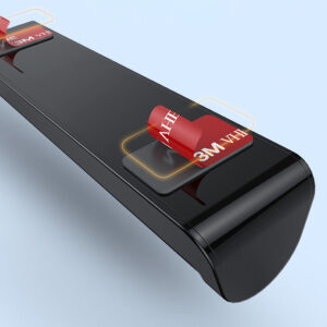 Ugreen car telephone number plate juodos spalvos (LP178) - Image 6