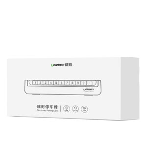 Ugreen car telephone number plate juodos spalvos (LP178) - Image 9