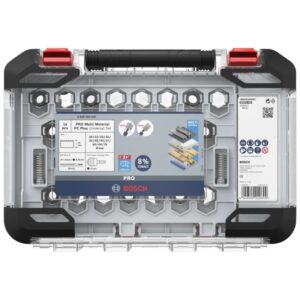 14 gręžimo karūnų rinkinys BOSCH Multi Material PC Plus - Image 2