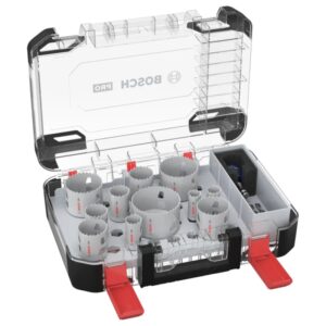 14 gręžimo karūnų rinkinys BOSCH Multi Material PC Plus