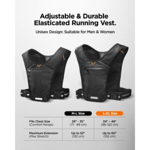 Spigen A720 Dynamic Shield Running Vest (M-L) juodos spalvos - Image 8