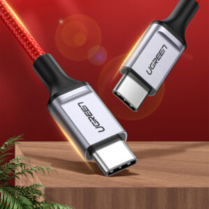 Ugreen US294 USB-C - USB-C 3A 480Mb/s kabelis 1m - red - Image 6