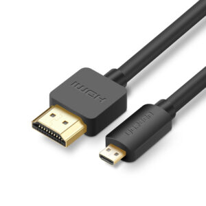 Ugreen HD127 micro HDMI - HDMI 2.0 4K 60Hz kabelis 1 m - juodos spalvos