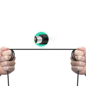 Ugreen US241 USB-C 2.0 - USB-B kabelis 1 m - juodos spalvos - Image 3