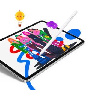 Ugreen LP653 stylus with wireless charging for iPad tablets - baltos spalvos - Image 8