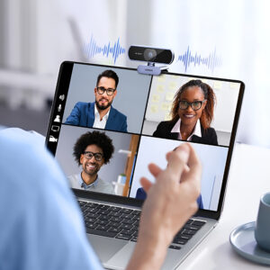 Ugreen CM678 USB HD Webcam - pilkos spalvos - Image 4