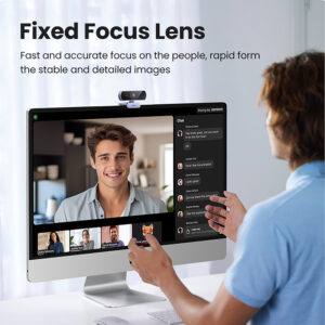 Ugreen CM678 USB HD Webcam - pilkos spalvos - Image 7