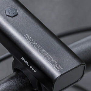 Rockbros RHL600 front bicycle light 600lm 2600mAh IPX6 - juodos spalvos - Image 3