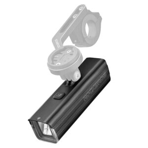 Rockbros RHL1500 front bicycle light 5000mAh 1500lm IPX6 - juodos spalvos