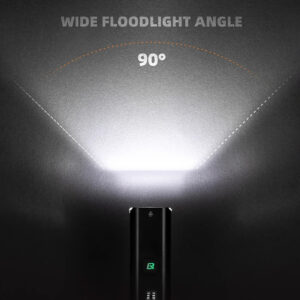 Rockbros RHL1500 front bicycle light 5000mAh 1500lm IPX6 - juodos spalvos - Image 9