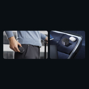 Ugreen W702 3in1 inductive charger with MagSafe / Qi2 and USB-C port for phone / headphones - juodos spalvos - Image 6