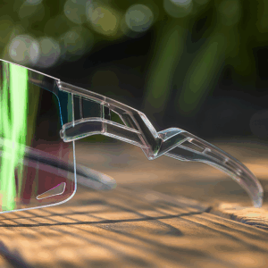 Rockbros Cycling Glasses Photochromic, with UV Protection and Corrective Insert, Clear - Purple - Image 6