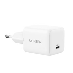 Ugreen Nexode N Series X512 20W GaN 1x USB-C Wall Charger - baltos spalvos - Image 2