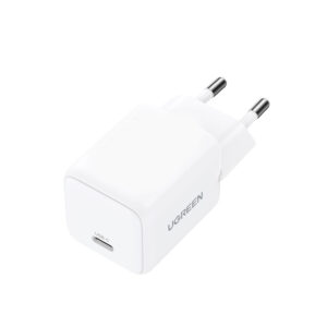 Ugreen Nexode N Series X512 20W GaN 1x USB-C Wall Charger - baltos spalvos - Image 3