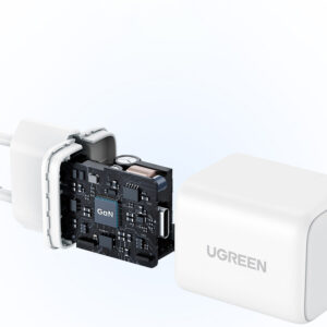 Ugreen Nexode N Series X512 20W GaN 1x USB-C Wall Charger - baltos spalvos - Image 6