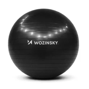 Wozinsky WGB65BB Gymnastic Exercise Ball 65 cm - juodos spalvos