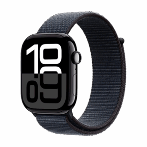 Išmanusis laikrodis Apple Watch Series 10 GPS 46mm Jet Black Aluminium Case with Black Sport Band S/L - Black