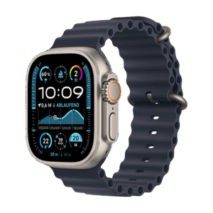 Išmanusis laikrodis Apple Watch Ultra 2 (2023) LTE 49mm Natural Titanium Case with Ocean Band - Navy
