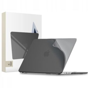 Tech-Protect SoftShell Apple MacBook PRO 14 M1-M5 PRO / M5 PRO MAX 2021-2026 MATINIS juodos spalvos