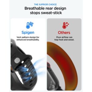 Spigen LIQUID AIR 'PRO' APPLE WATCH Ultra 1 / 2 / 3 (49 MM) juodos spalvos - Image 2