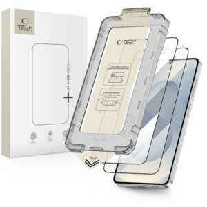 Apsauginis stiklas Tech-Protect Quick Set+ 2-pack Samsung Galaxy S26 juodos spalvos