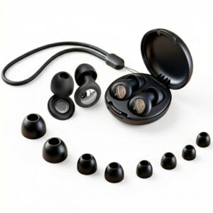 Tech-Protect QuetFit Earplugs juodos spalvos