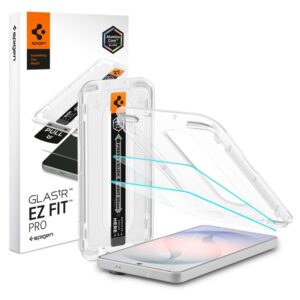 Apsauginis stiklas Spigen GLAS.TR "EZ FIT PRO AC" ANTI REFLECTION 2-pack Samsung Galaxy S26 Clear