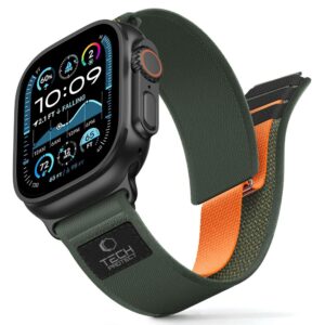 Tech-Protect Elite Elite Apple Watch 8 / 9 / 10 / 11 / SE / Ultra (44 / 45 / 46 / 49 mm) ŽALIAS/ORANŽINIS
