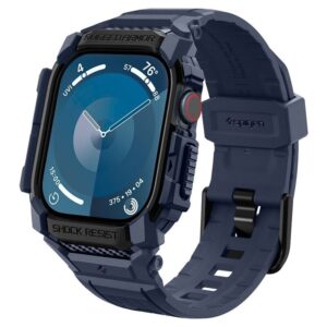 Spigen Rugged Armor Pro, navy blue - Apple Watch 11/10 42mm